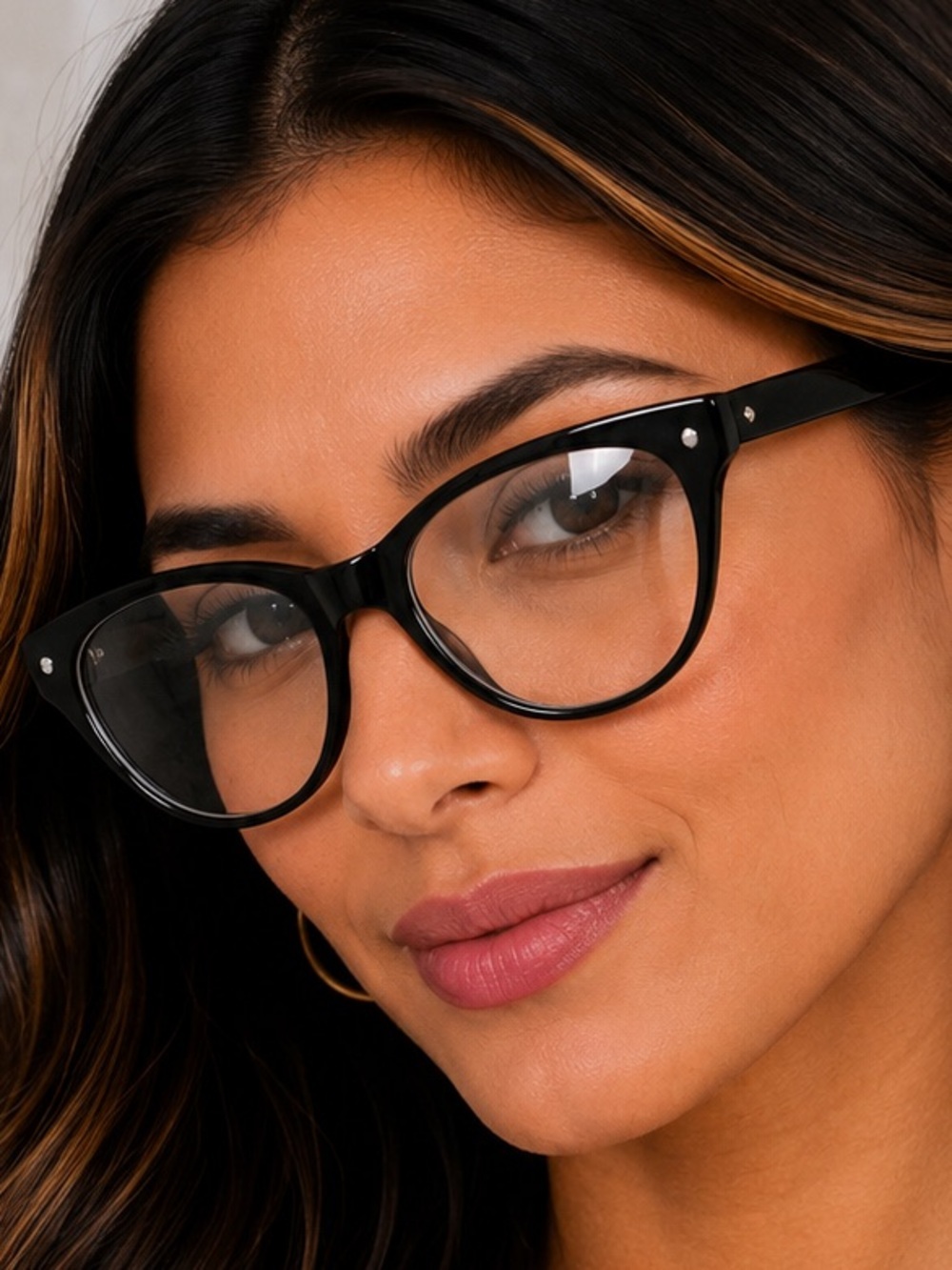 Black Cat Eye Clear Lens Fashion Glasses Women’s Chic Retro Frames NWOT